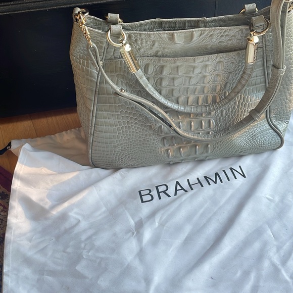 Brahmin sage green Ruby style bag. - Picture 2 of 10